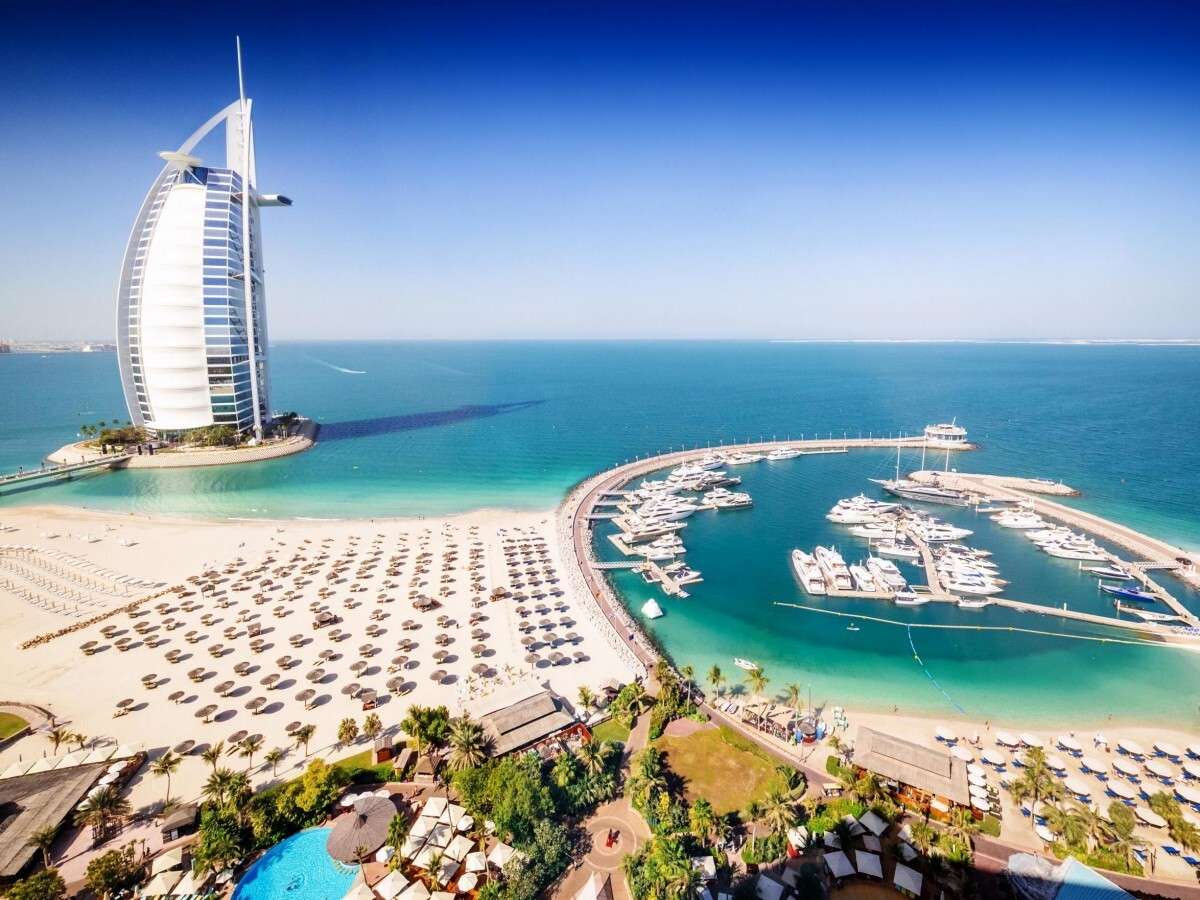Exotik in Dubai. Arabische Emirate Online-Puzzle