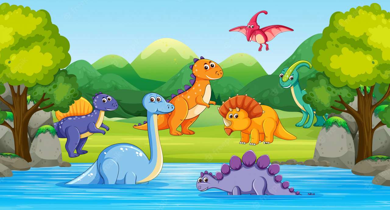 dinosauri puzzle online