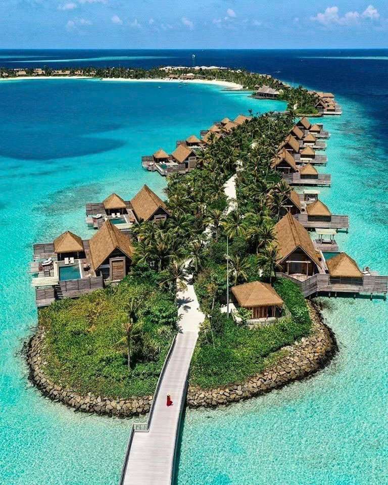 un'isola delle Maldive puzzle online