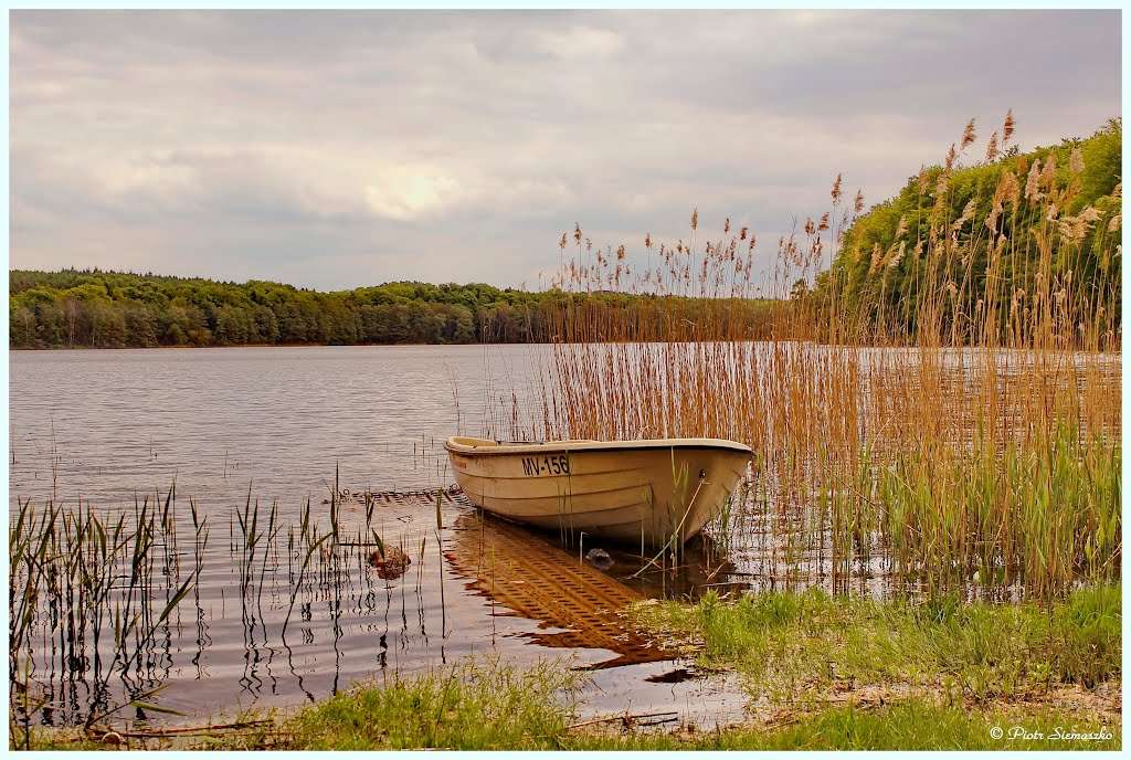 Jezero na začátku podzimu skládačky online