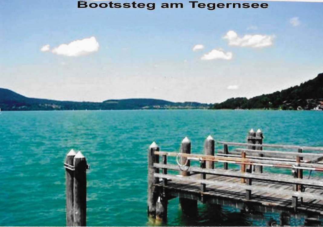 Embarcadero en Tegernsee rompecabezas en línea