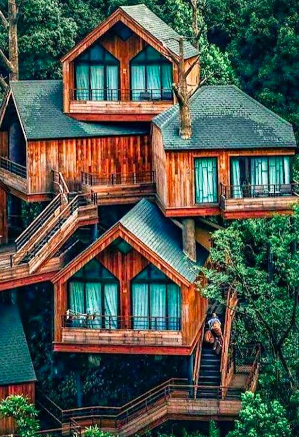 Such tree houses, interesting online puzzle