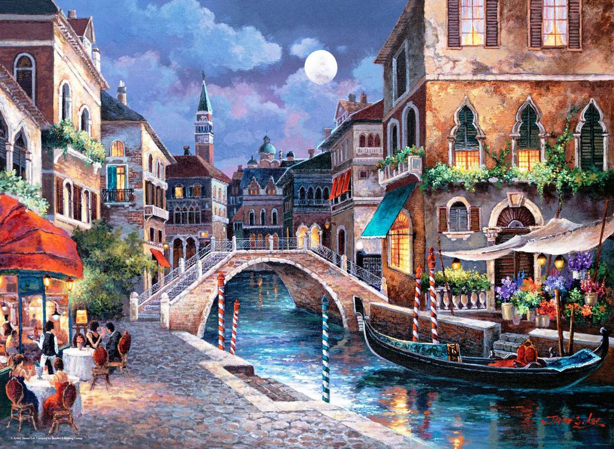 Kanal in Venedig Puzzlespiel online