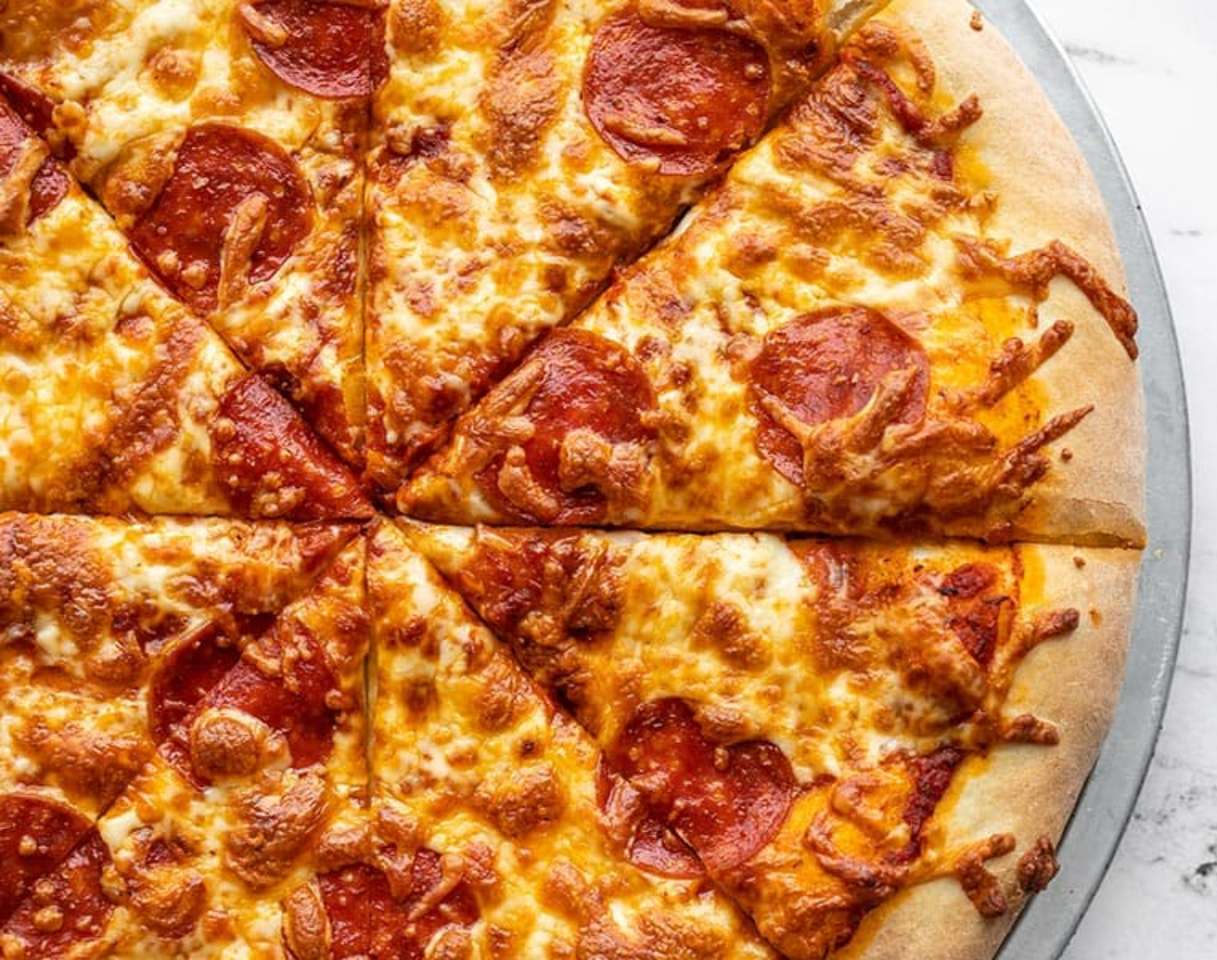 Zelfgemaakt pizzadeeg legpuzzel online