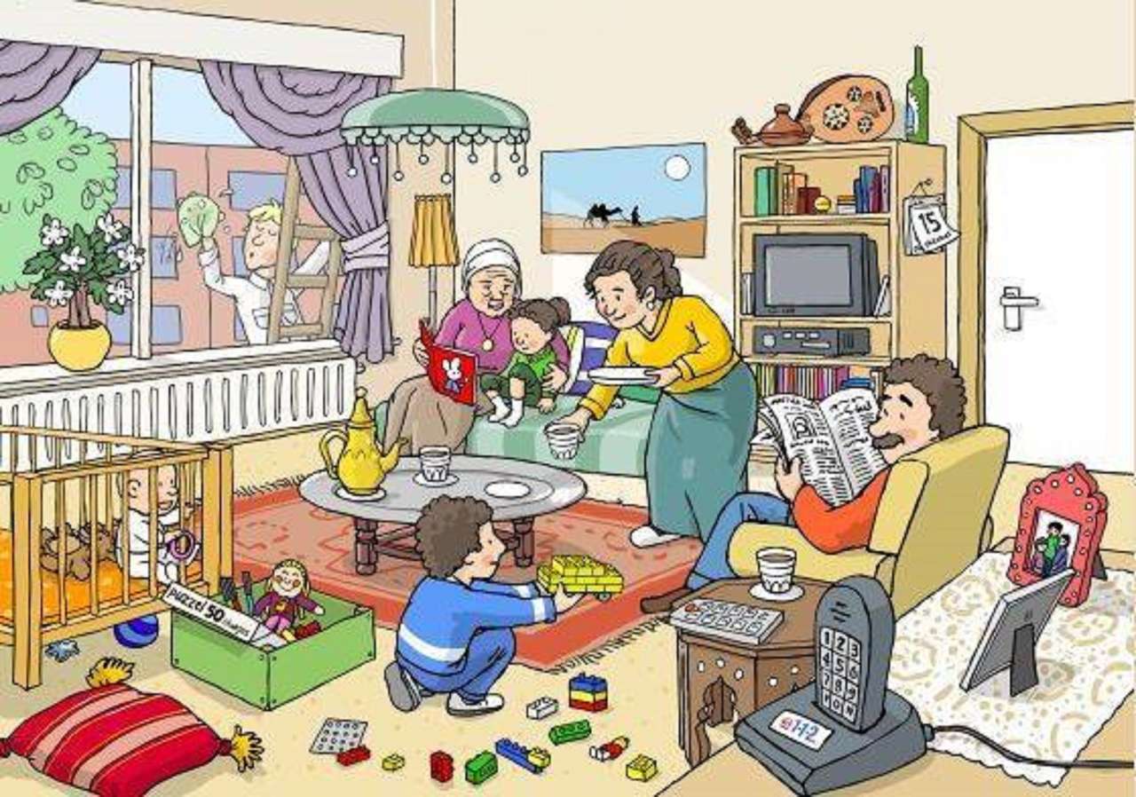 Afternoon at home jigsaw puzzle online