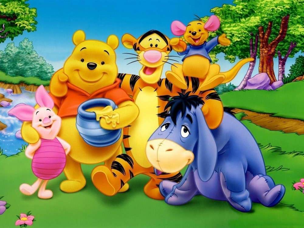 Winnie the Pooh y amigos rompecabezas en línea