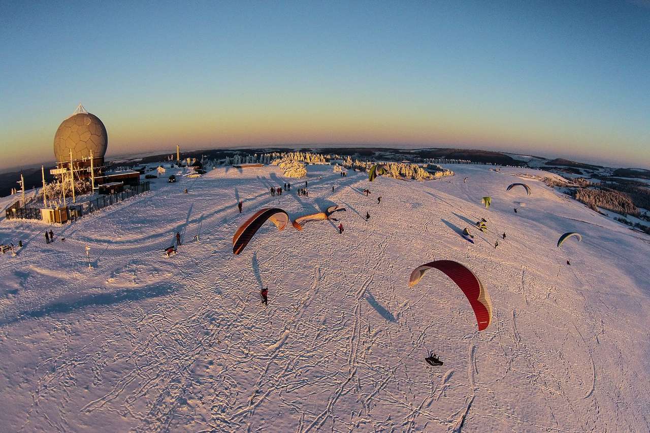 Wasserkuppe en invierno rompecabezas en línea