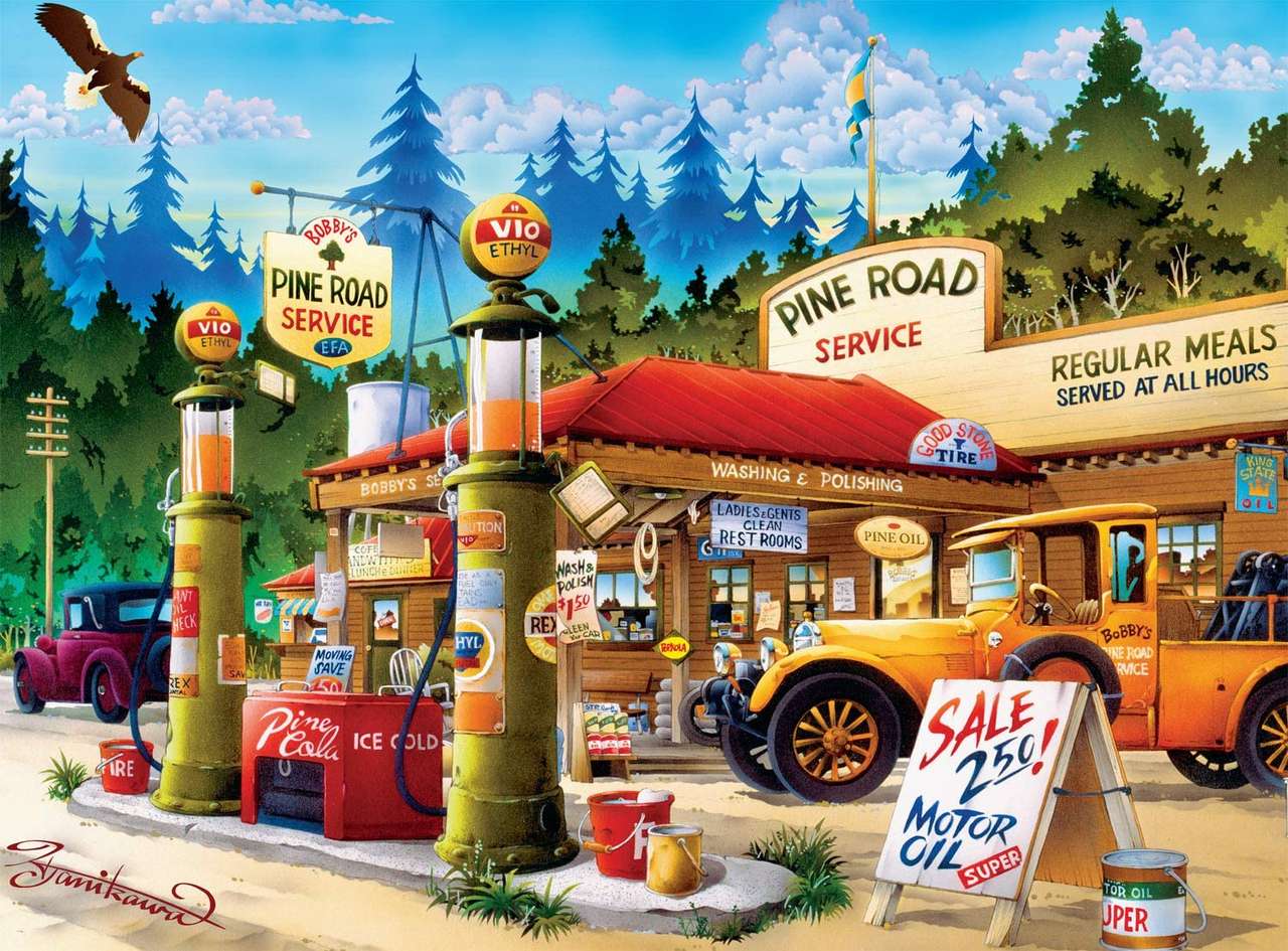 The Petrol Station Online-Puzzle