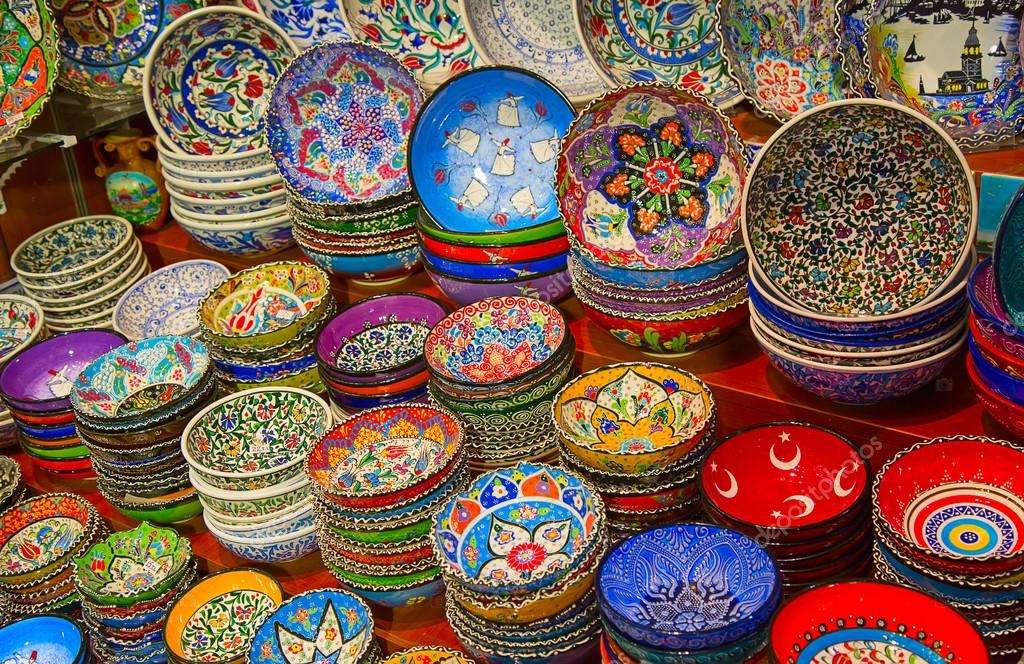 Traditionelle türkische Keramik Online-Puzzle