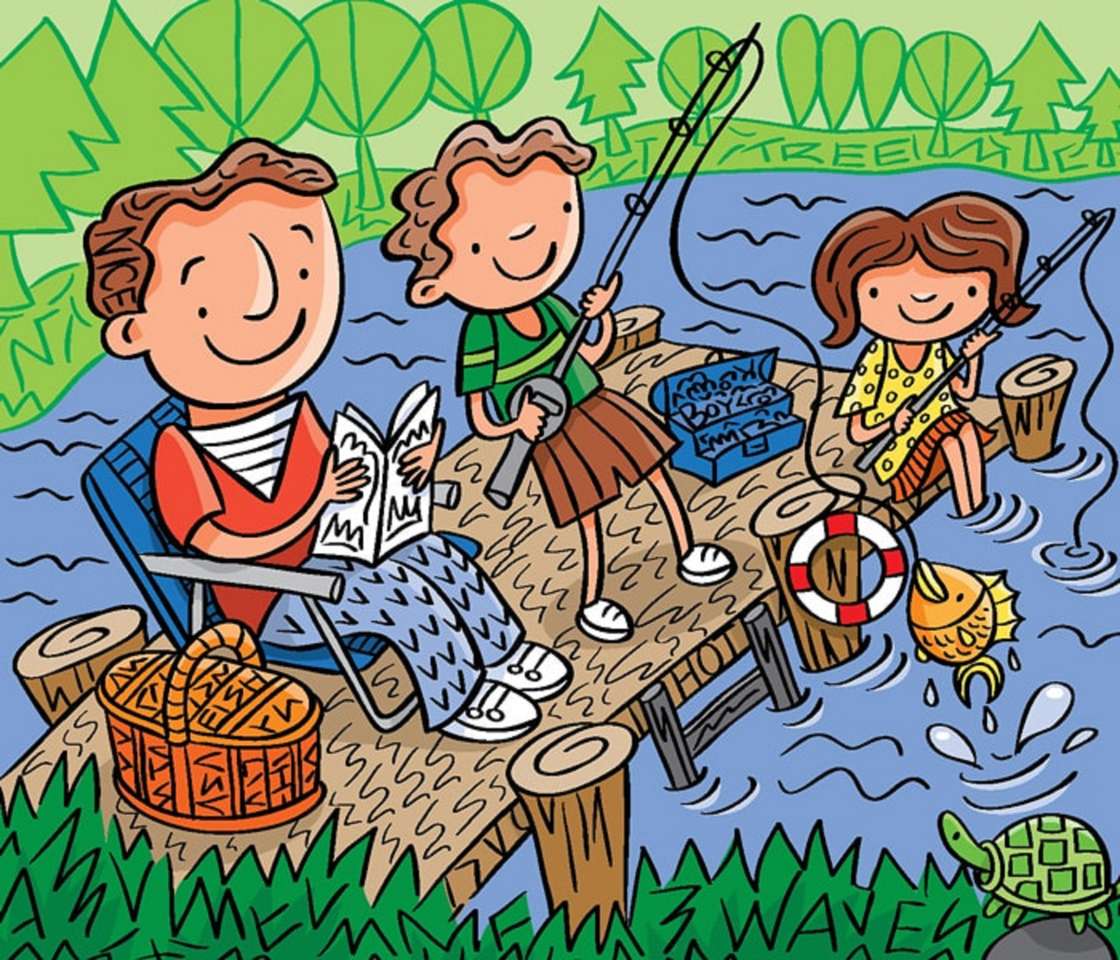 Picknick am Wasser Puzzlespiel online