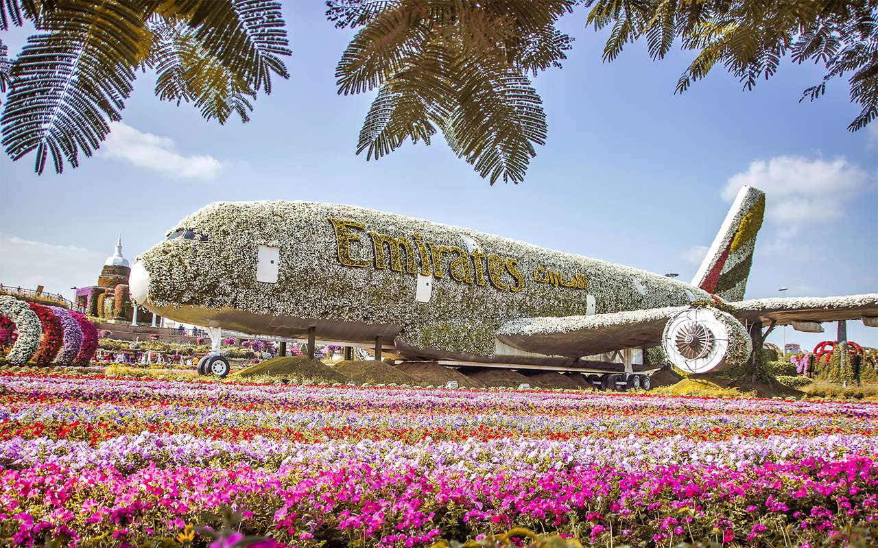 Дубайска градина на чудесата онлайн пъзел