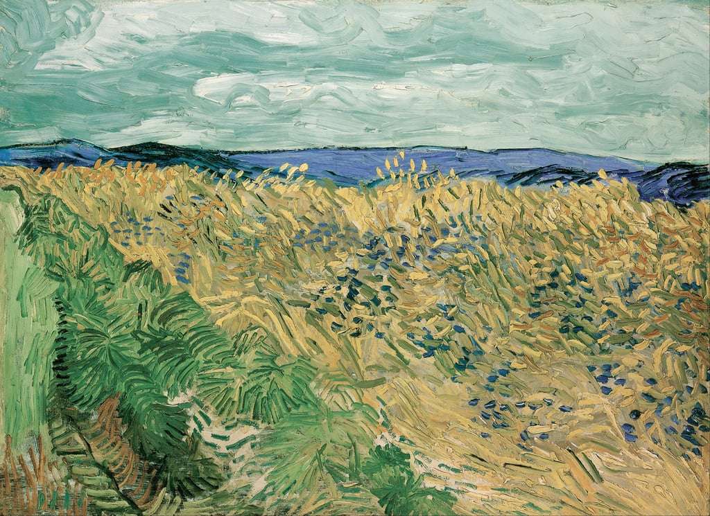 Wheat Field (V van Gogh) Pussel online