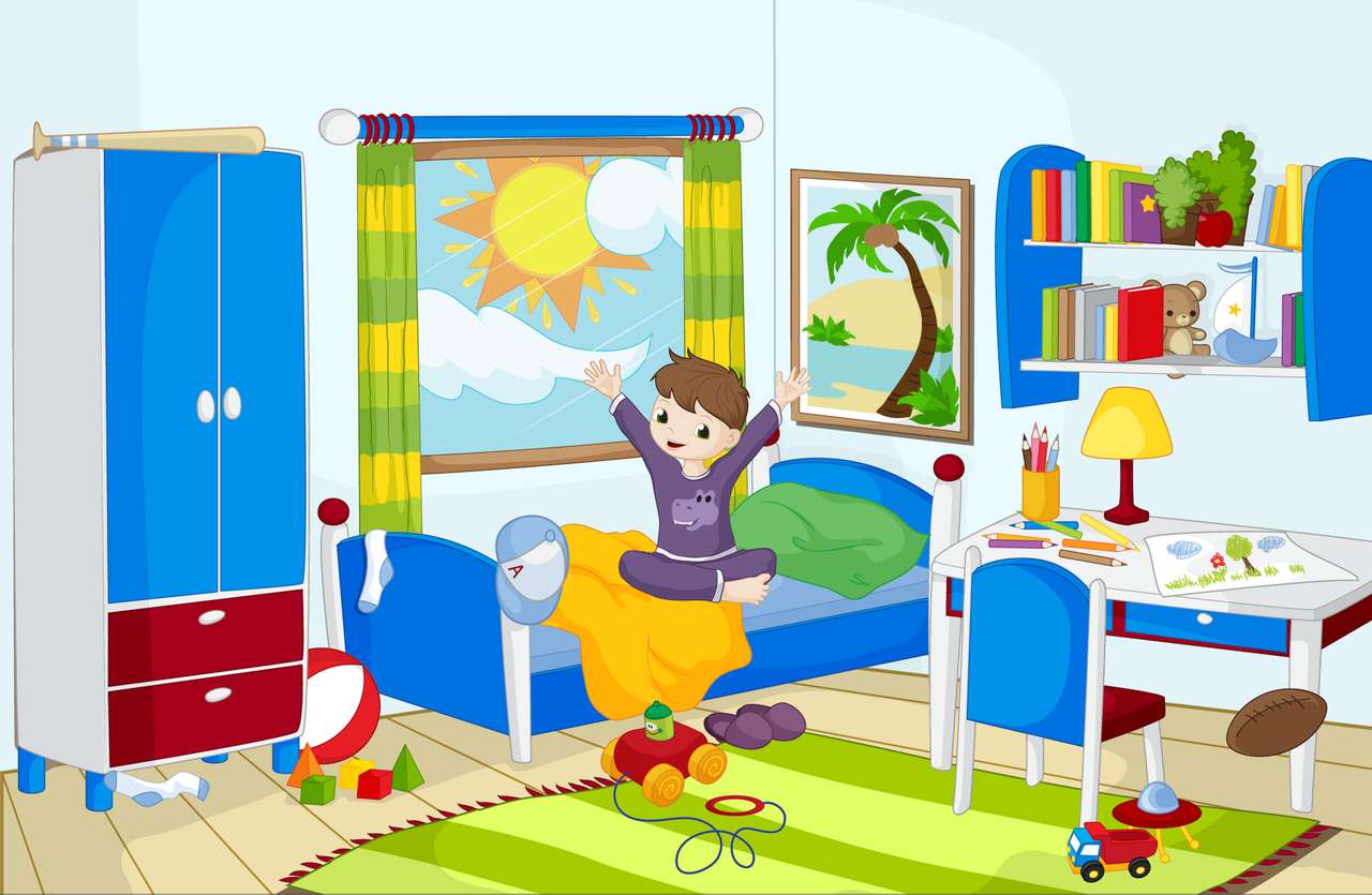 В спалнята на детето онлайн пъзел