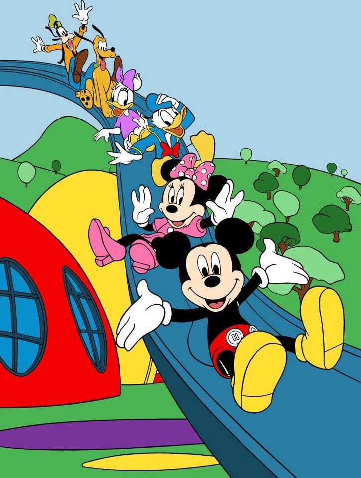 Mickey Mouse and friends jigsaw puzzle online