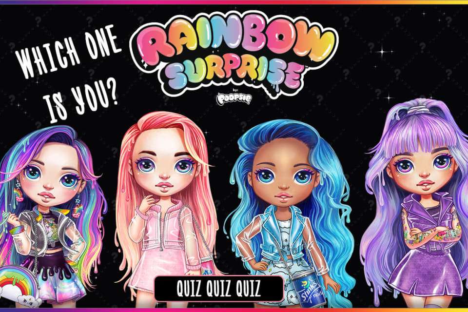 Rainbow Surprise κούκλες online παζλ