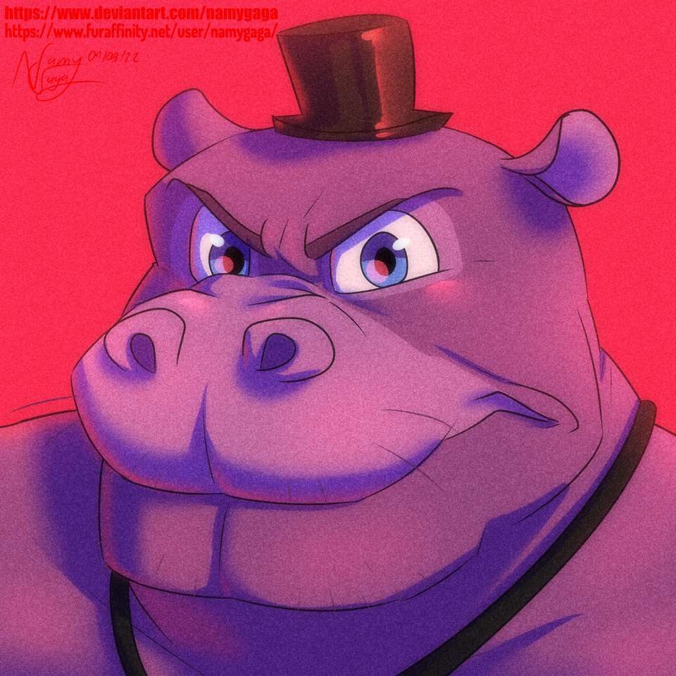 enojado señor hipopótamo rompecabezas en línea