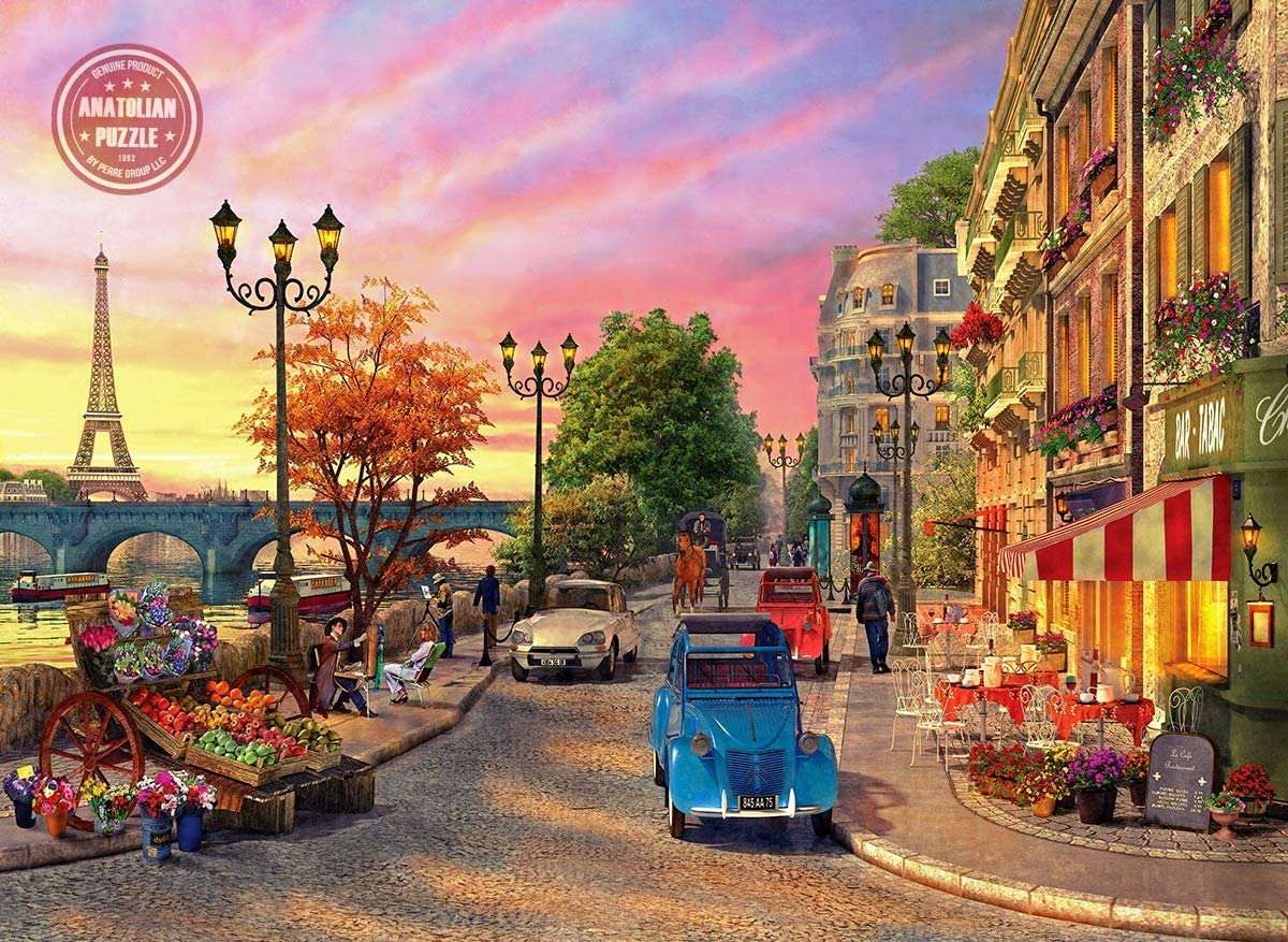 Apus de soare lângă Sena jigsaw puzzle online