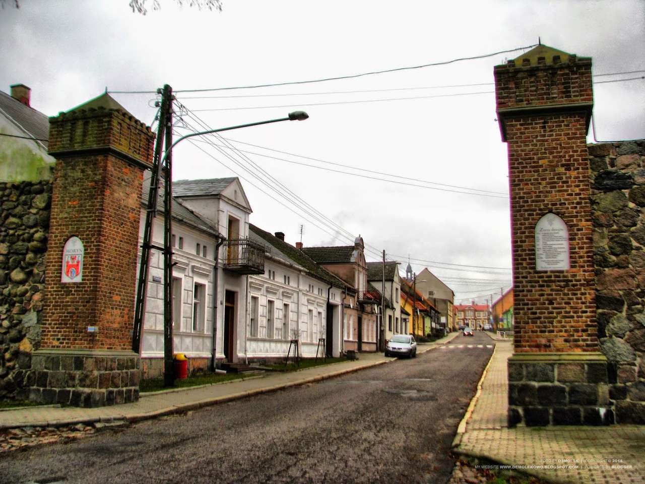 En gata i Moryń pussel på nätet