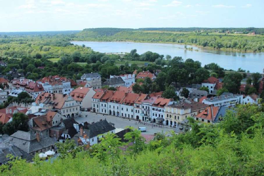 Kazimierz Dolny στον ποταμό Βιστούλα online παζλ