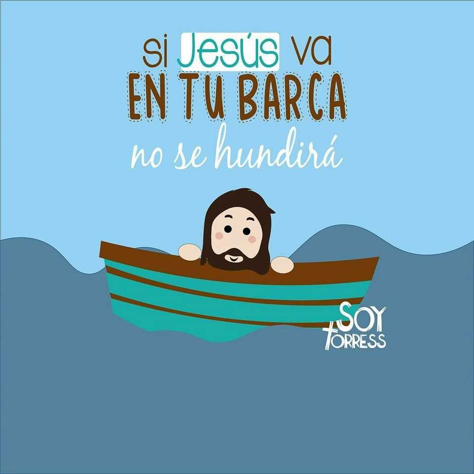 Ісус у човні пазл онлайн