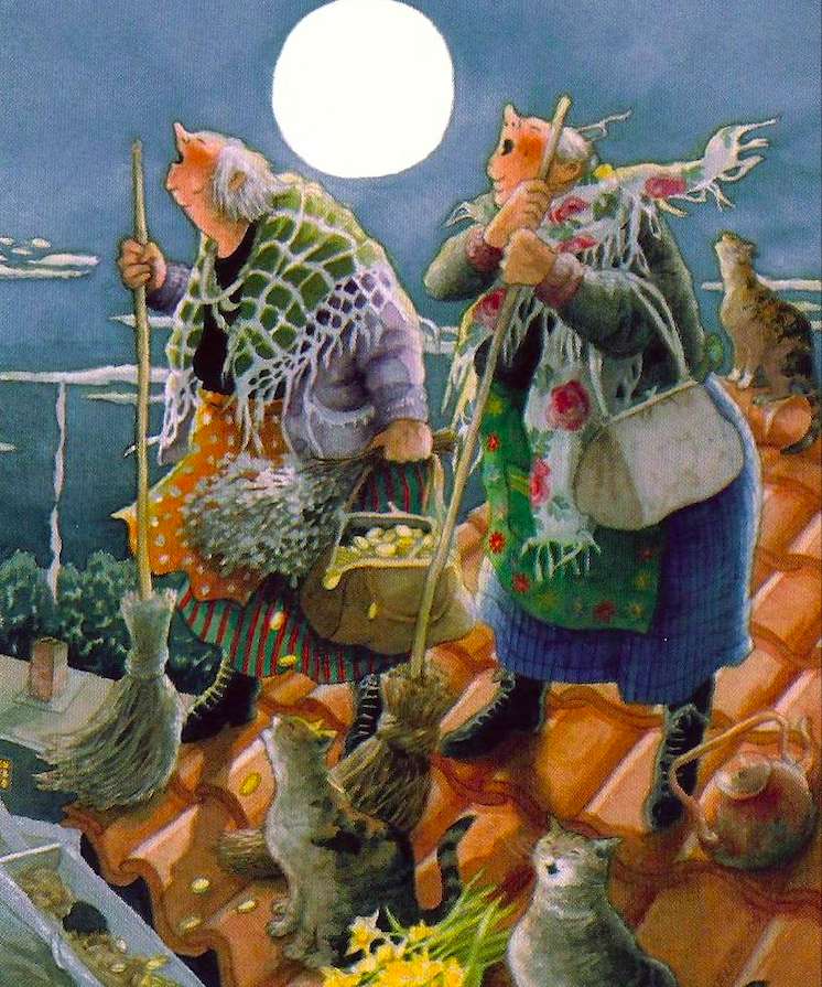 Crazy Grannies-Grannies in the cat serenade choir, γεια online παζλ