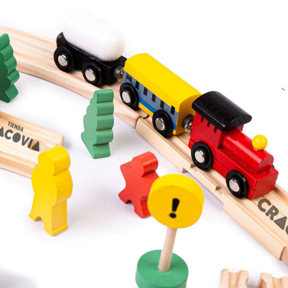 Speelgoed trein legpuzzel online