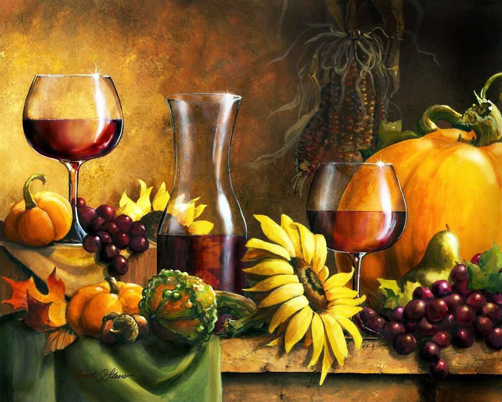 Podzimní víno online puzzle