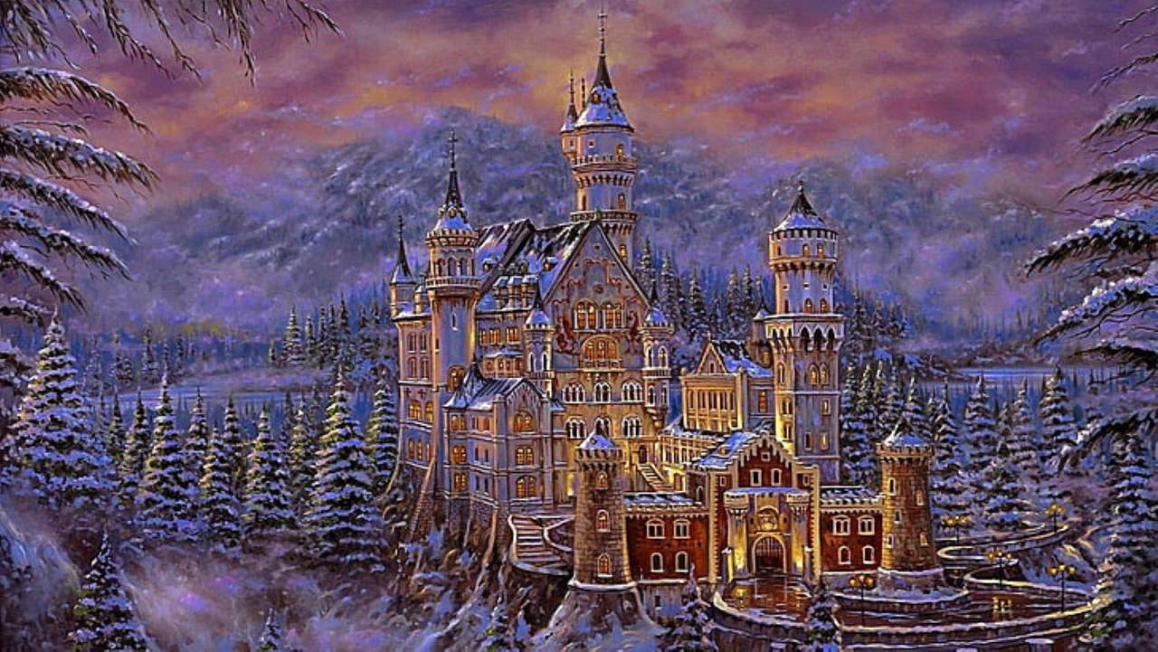 Fantasie kasteel legpuzzel online