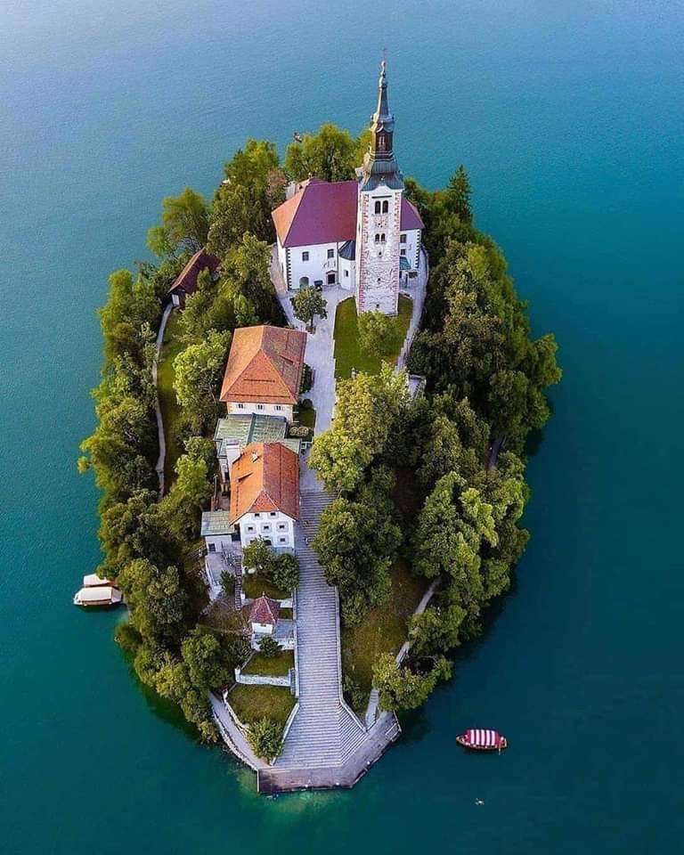 Insel von Bled Online-Puzzle