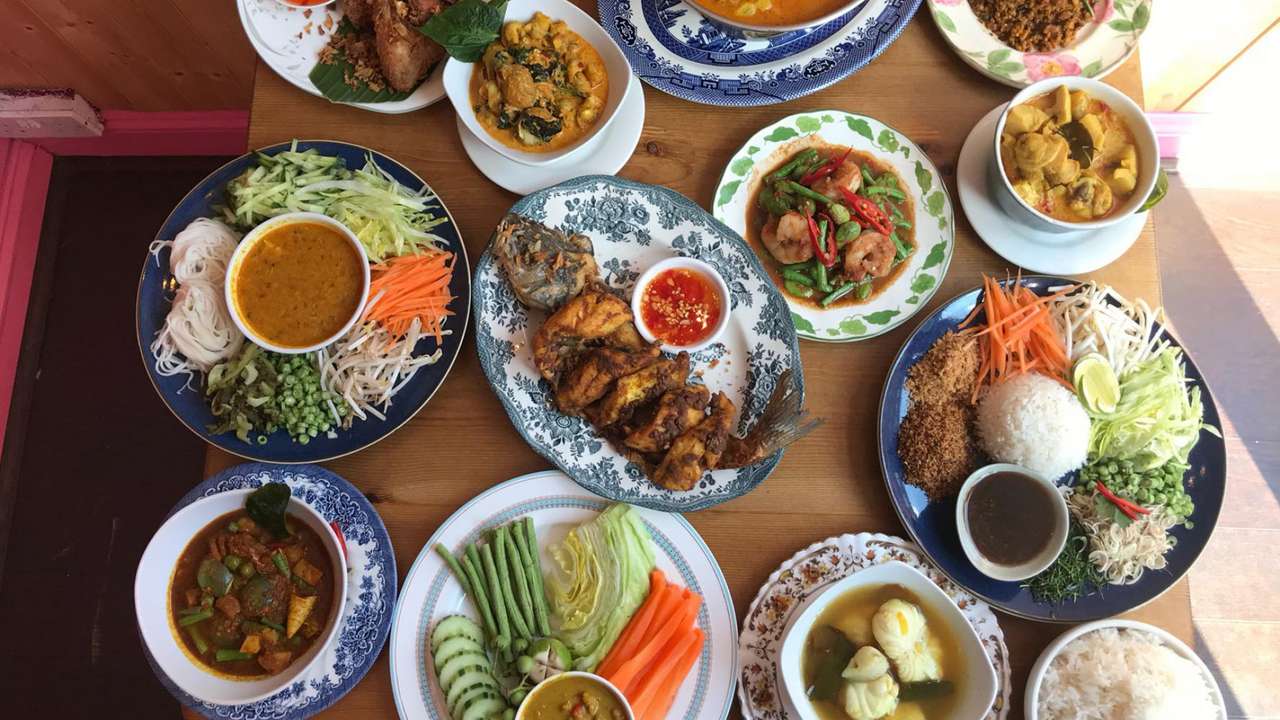 Thajské jídlo skládačky online