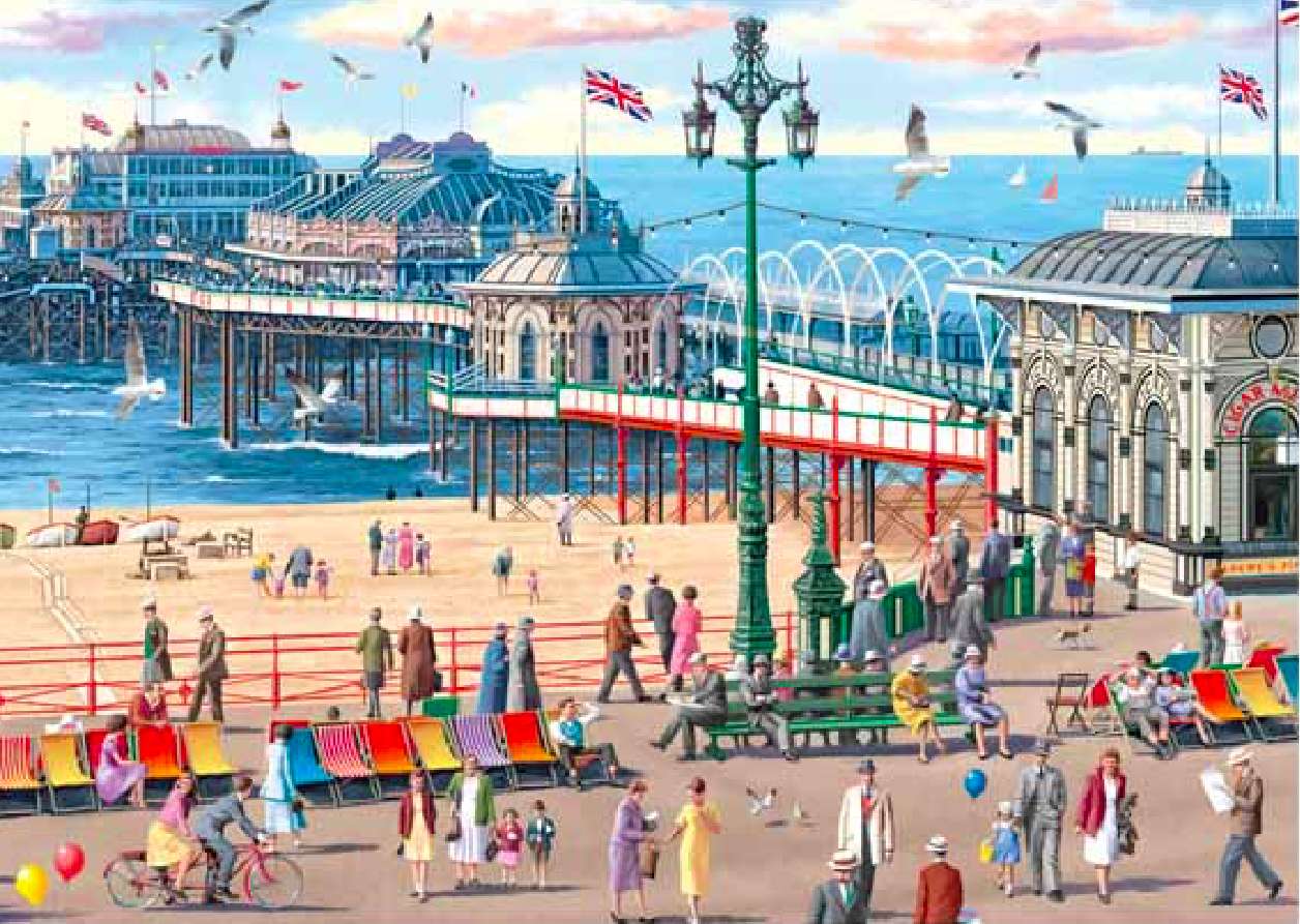 Brightonské molo online puzzle