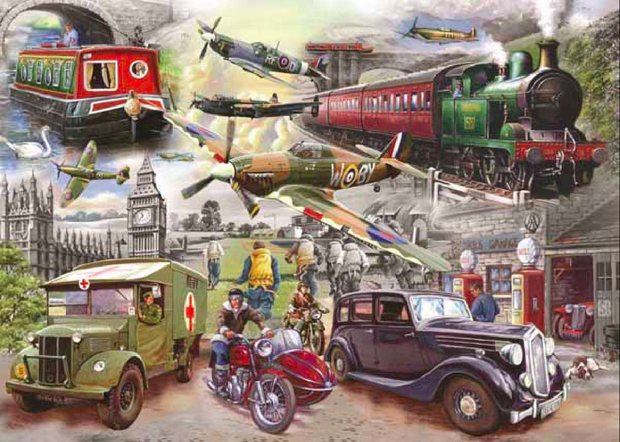 Vehicles from the last century jigsaw puzzle online