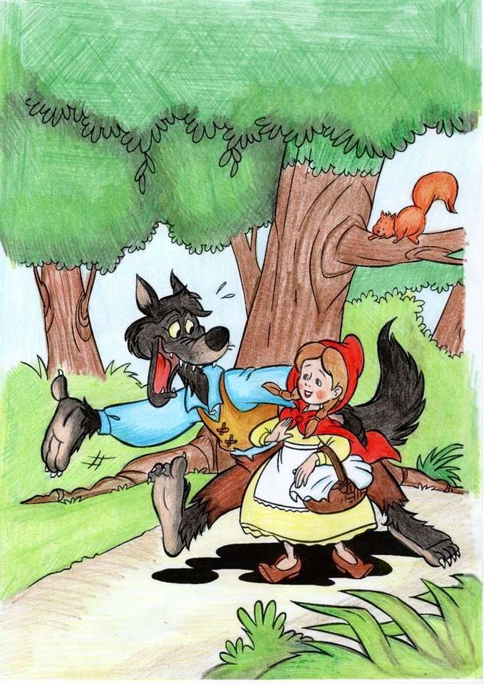 LITTLE RED RIDING HOOD jigsaw puzzle online