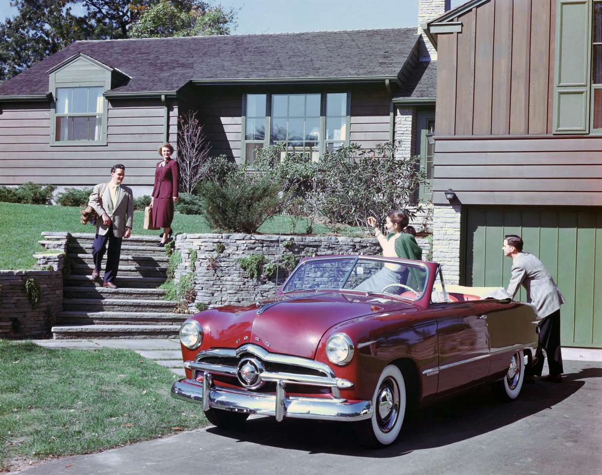 Ford Custom Cabrio kupé z roku 1949 skládačky online