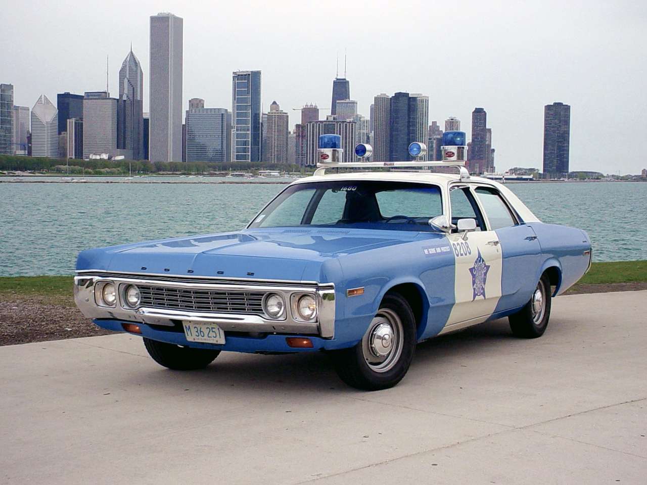 Dodge Polara Police 1972 р.в онлайн пазл