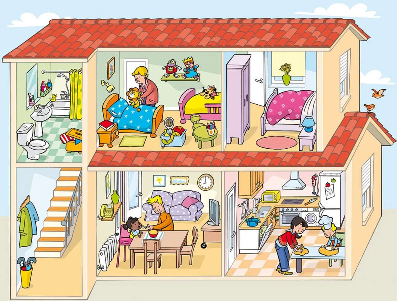 o casă multifamilială jigsaw puzzle online