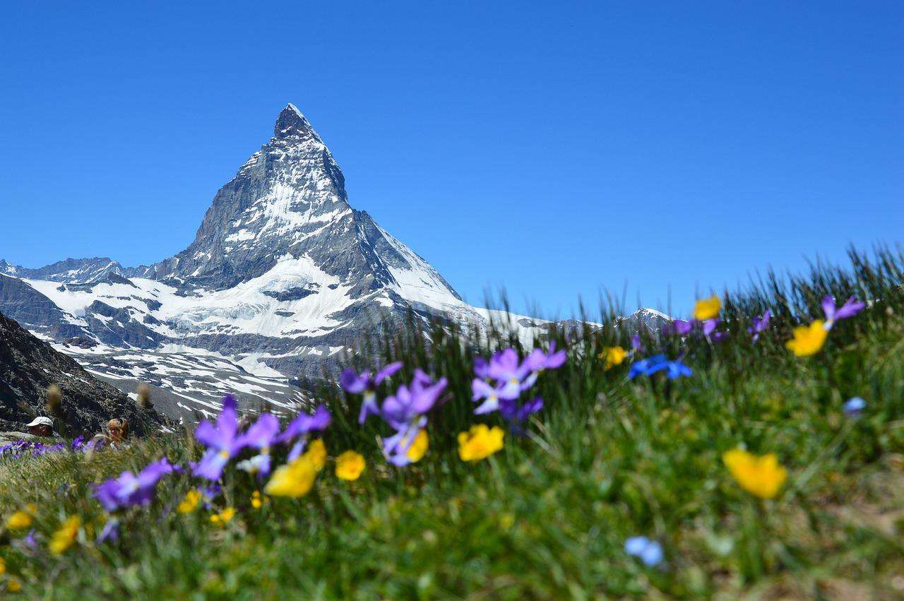 Montañas Nieve rompecabezas en línea