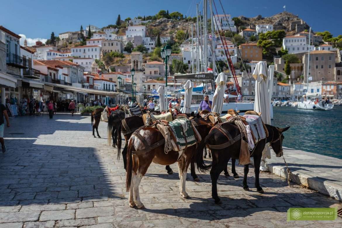 Остров Хидра в Гърция онлайн пъзел