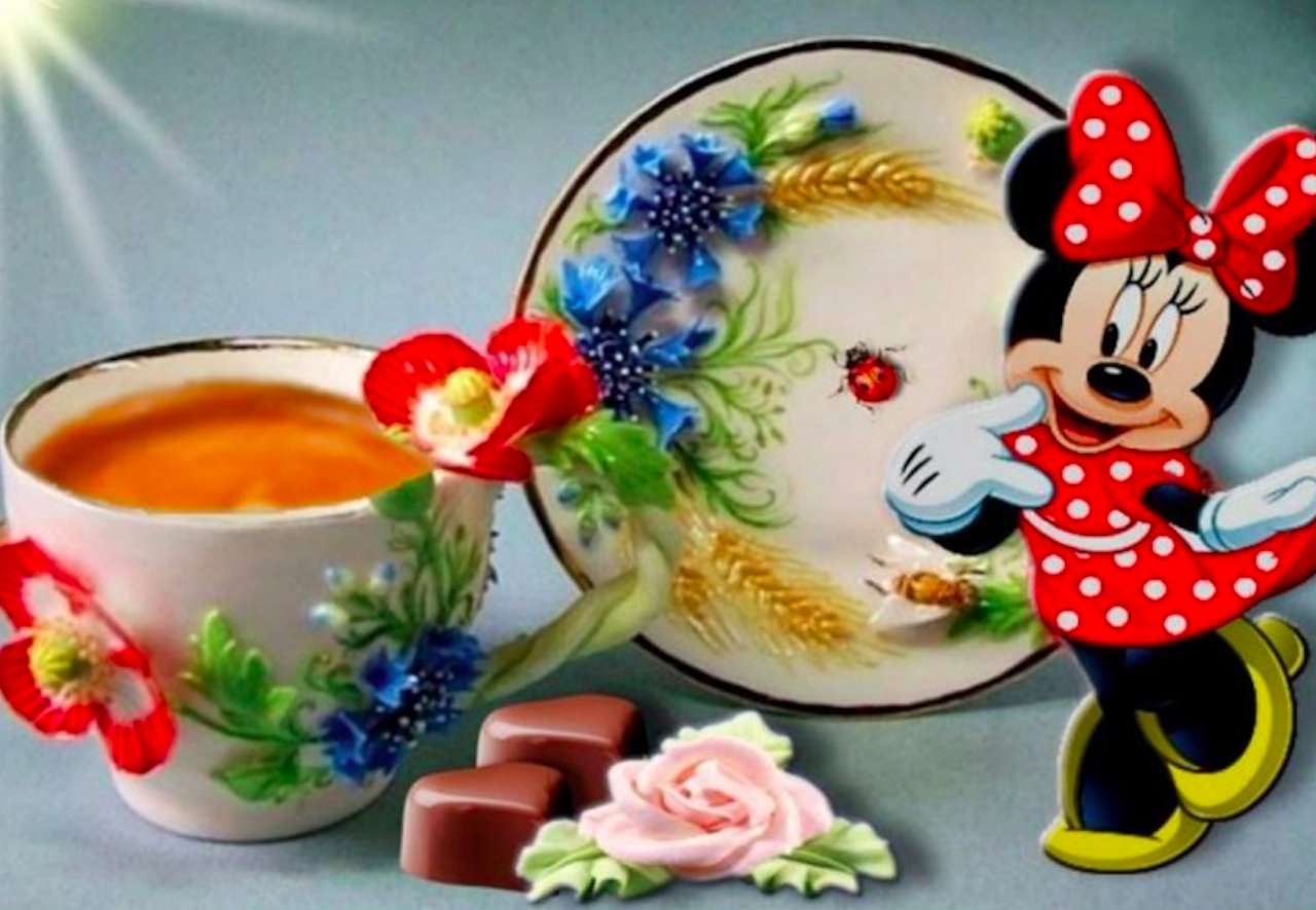 Mickey Mouse groet :) legpuzzel online