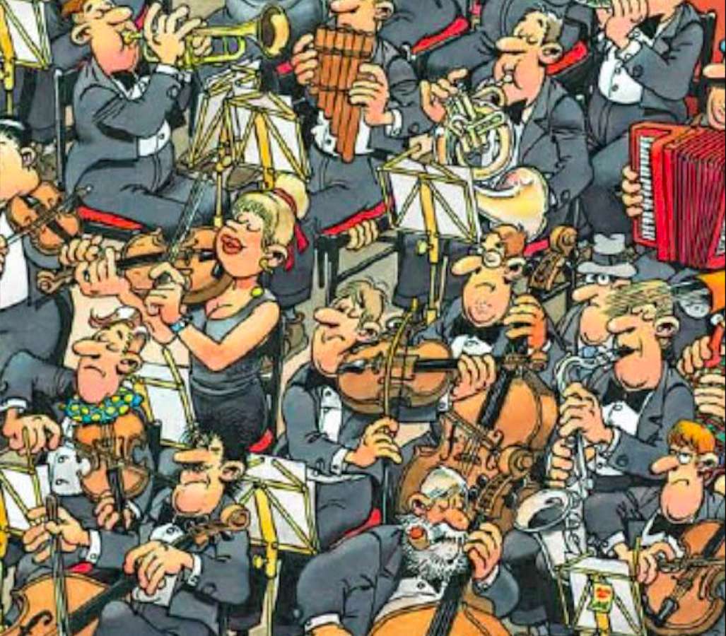 υπέροχη ορχήστρα παζλ online