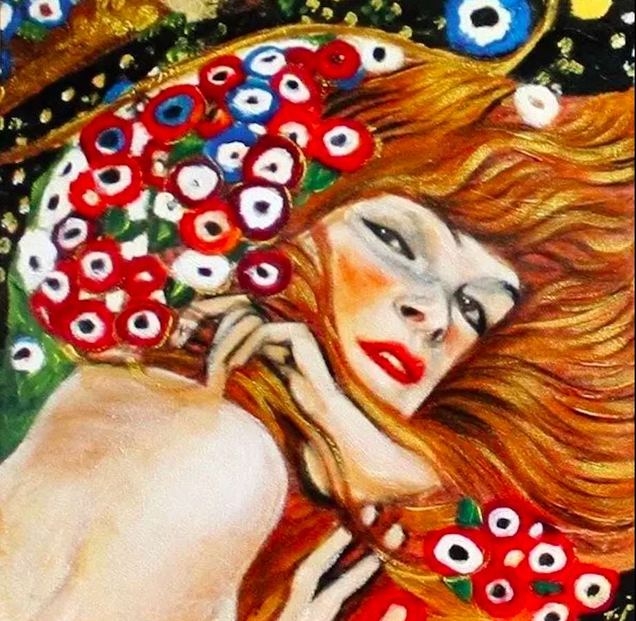 Gustav Klimt - Víztömlők 1 kirakós online