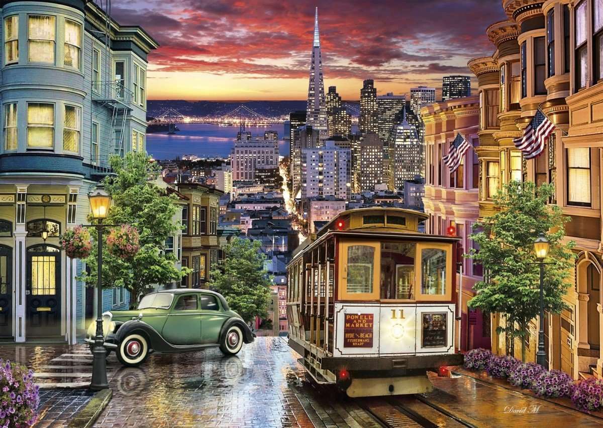 San Francisco in serata puzzle online