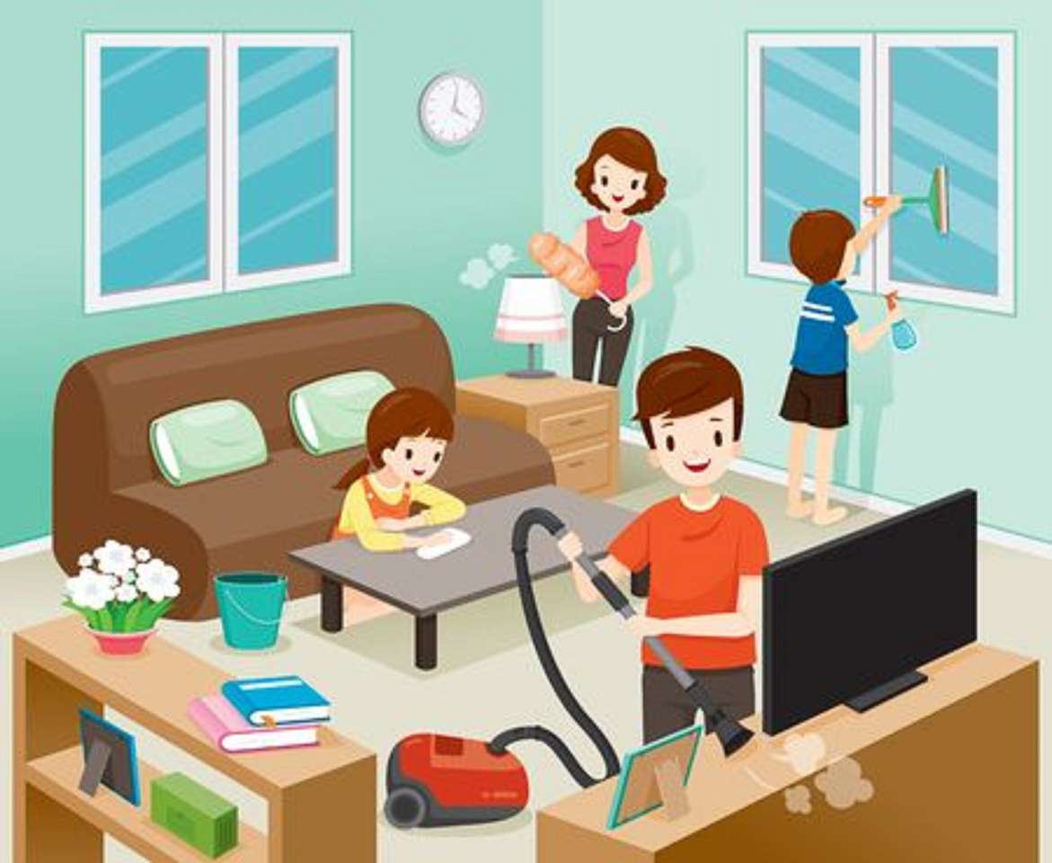 Apartment cleaning online puzzle