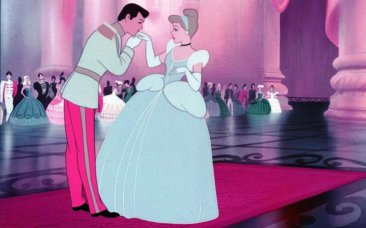 Hamupipőke és a herceg találkozása kirakós online