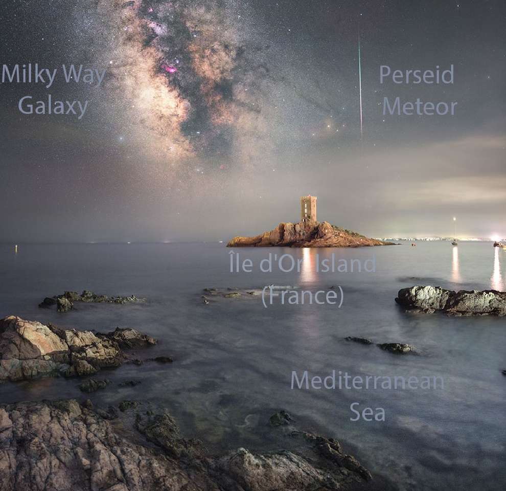 Météorites en Méditerranée puzzle en ligne