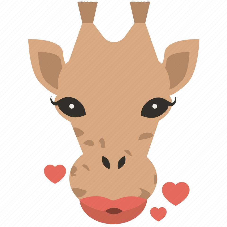 Een lieve giraf legpuzzel online