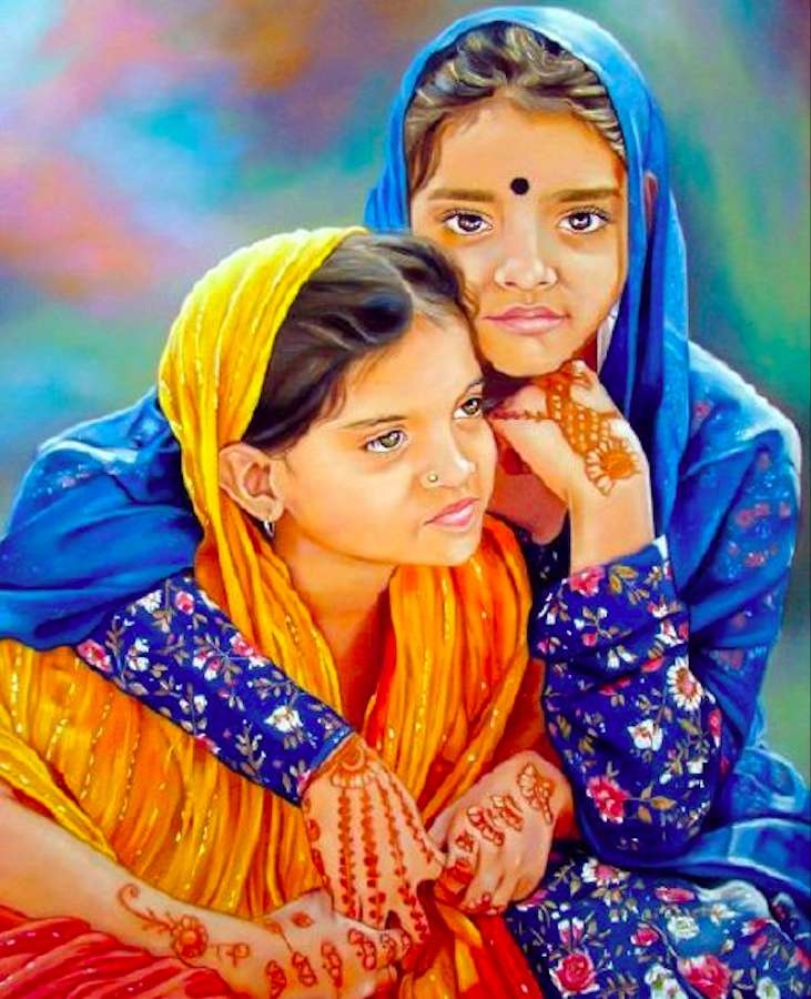 Belle ragazze dall'India puzzle online