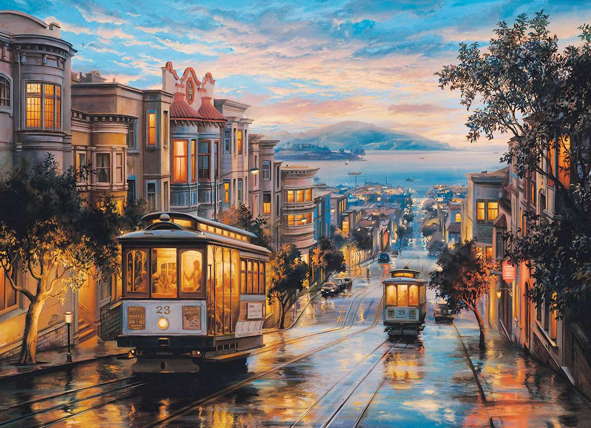 San Francisco trams jigsaw puzzle online