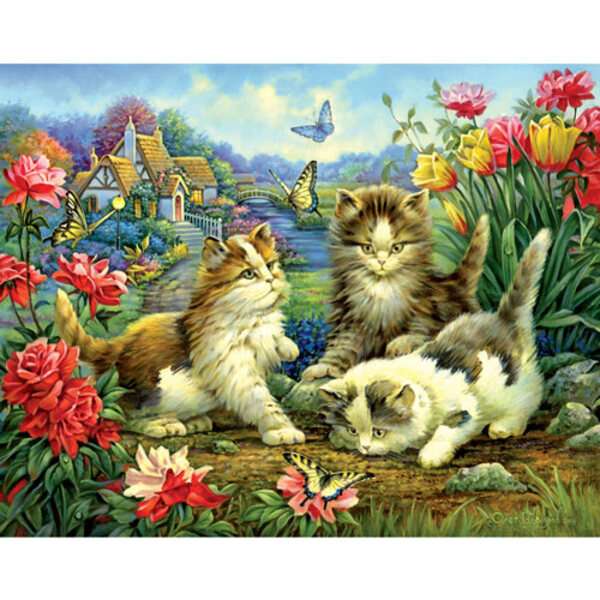 Pisicuțe jucăușe #209 jigsaw puzzle online