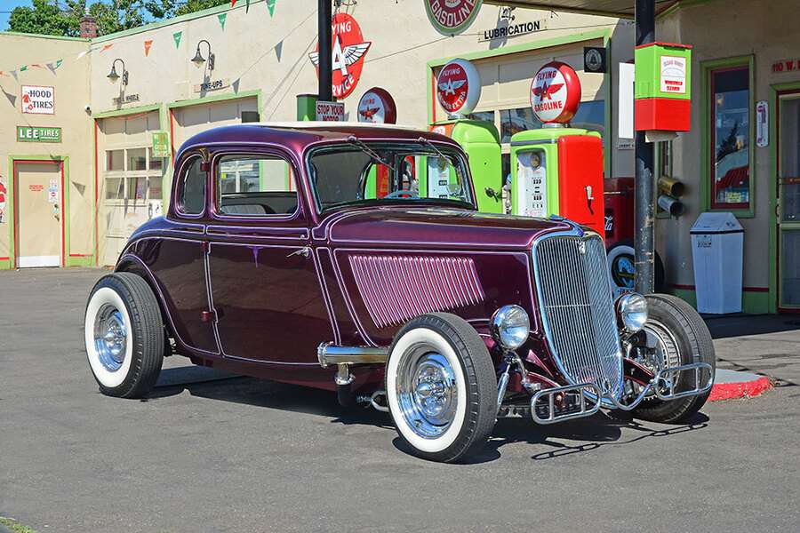 Car Ford 5 Window Coupe Έτος 1933 #4 online παζλ